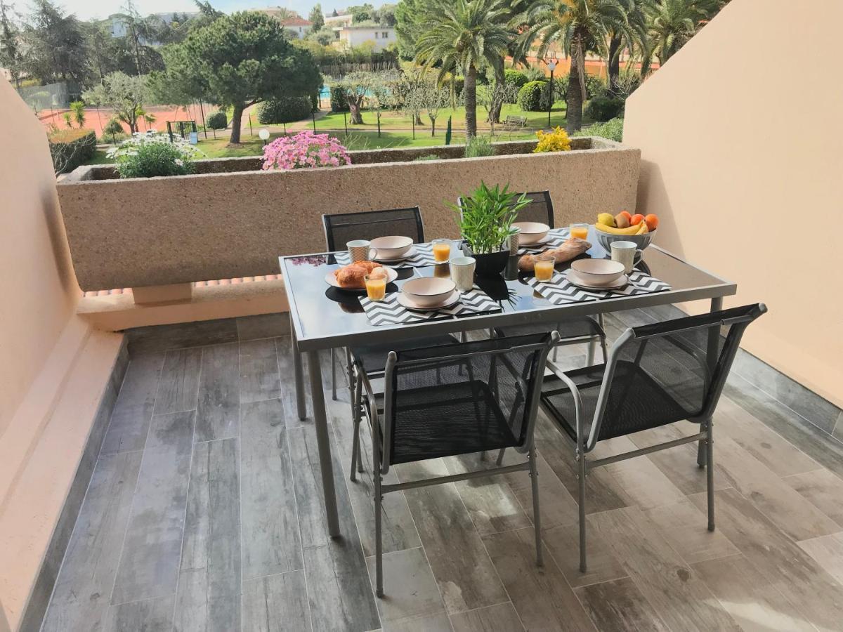 Appartement 2 Pieces, Renove, 2 Piscines+Tennis, Mer, Climatisation Antibes Dış mekan fotoğraf