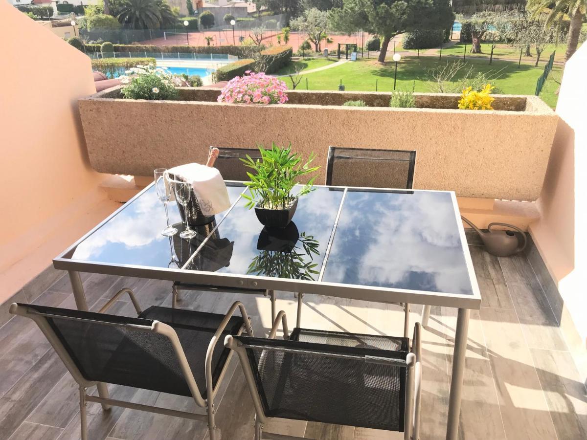 Appartement 2 Pieces, Renove, 2 Piscines+Tennis, Mer, Climatisation Antibes Dış mekan fotoğraf