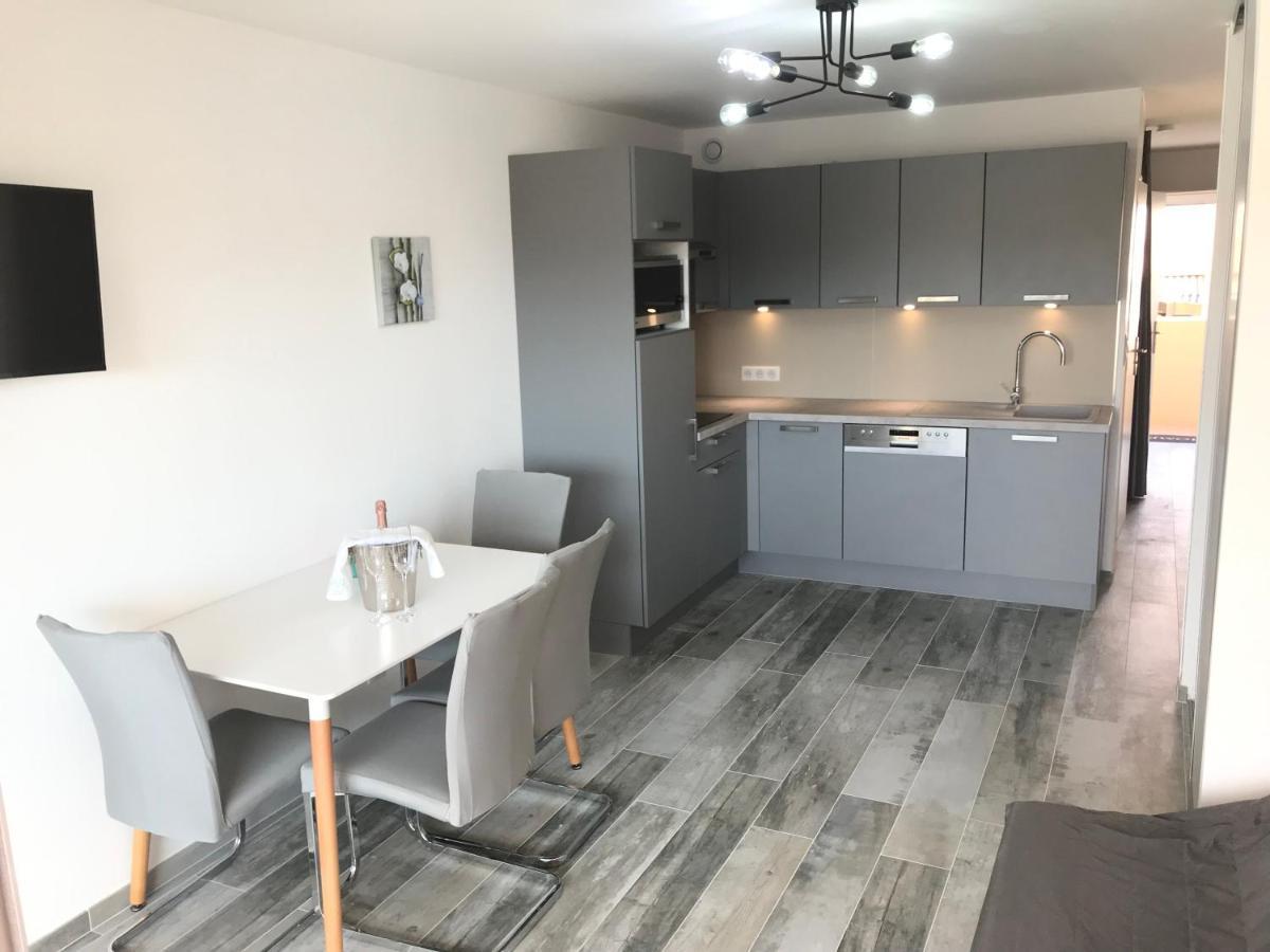Appartement 2 Pieces, Renove, 2 Piscines+Tennis, Mer, Climatisation Antibes Dış mekan fotoğraf